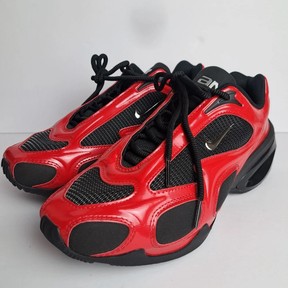 Nike Air Max Muse Womens Size 9.5University Red Metallic Silver Black FV1920 603